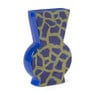 Vaas giraf - groen/blauw - 22.8x15.5x5.2 cm
